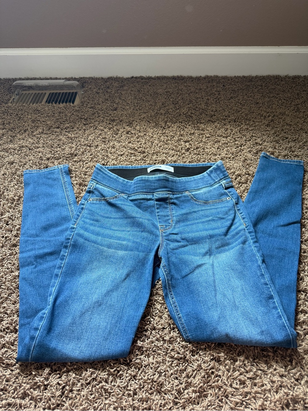 Old Navy Women's Medium Blue Jeggings with Stretch Waistband